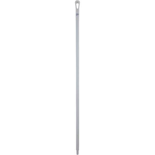 Ultra Hygiene Handle, Broom/Scraper/Squeegee, White, Ergonomic, 59" L Equipment World