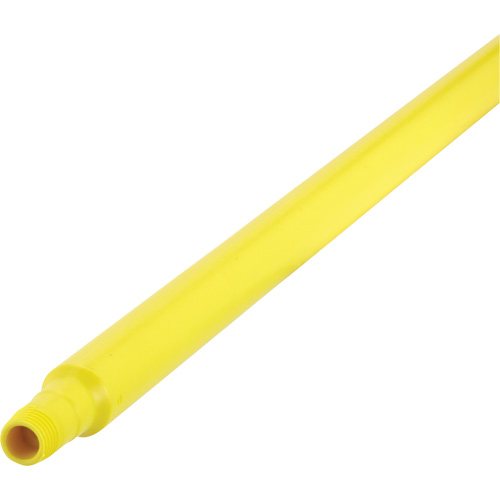 Ultra Hygiene Handle, Broom/Scraper/Squeegee, Yellow, Ergonomic, 59" L Equipment World