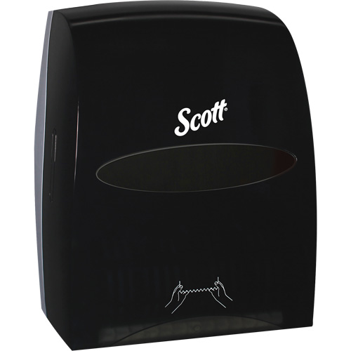 Scott&reg; Essential Hand Towel Roll Dispenser, Manual/No-Touch, 12.63" W x 10.2" D x 16.13" H Equipment World