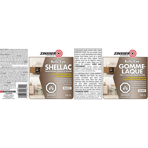 Zinsser&reg; Bulls Eye&reg; Shellac Sealer Equipment World