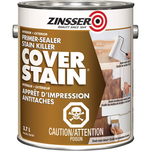 Cover Stain&reg; Oil-Base Primer Sealer, 3.7 L, Gallon, White Equipment World