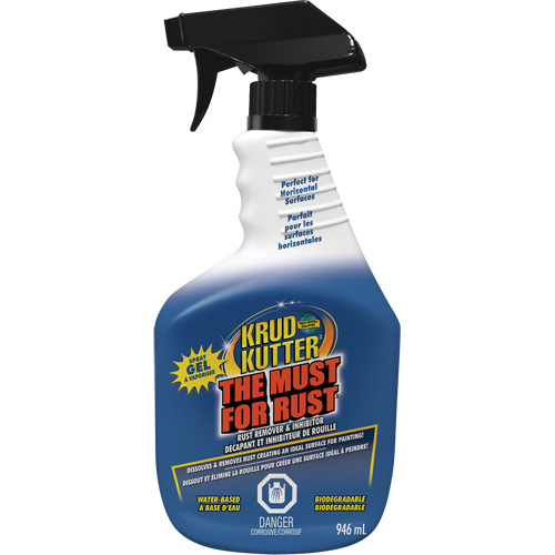 The Must for Rust Rust Remover Gel, Trigger Bottle Equipment World