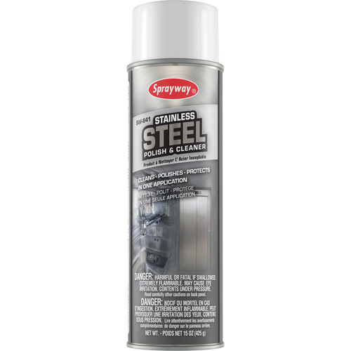 Stainless Steel Polish & Cleaner, 20 oz., Aerosol Can Equipment World