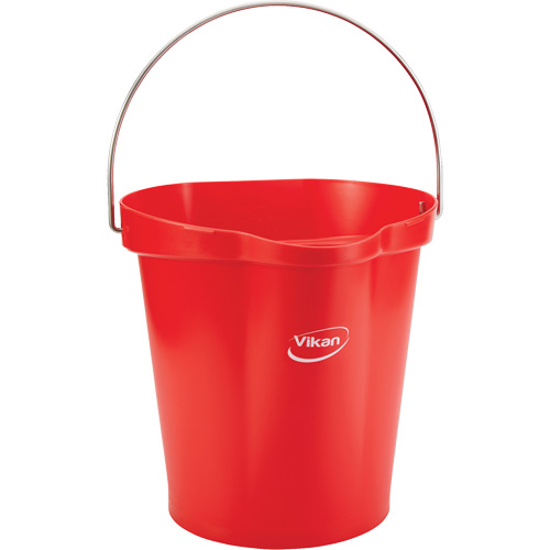 Food Hygiene Bucket, Red, 3 US gal. Equipment World