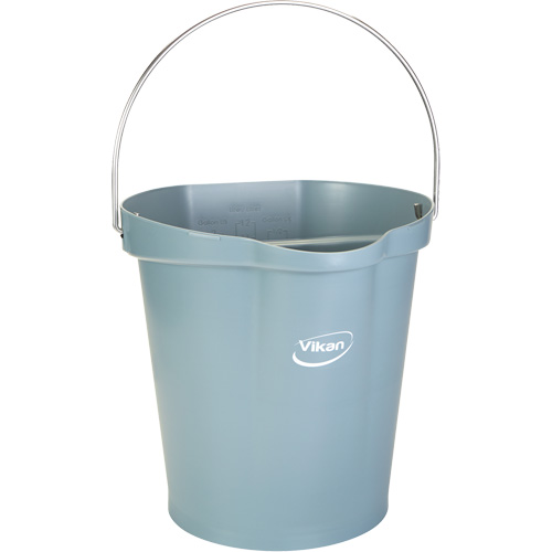 Seau pour l'hygi&egrave;ne des aliments, Gris, 3 gal. US Equipment World