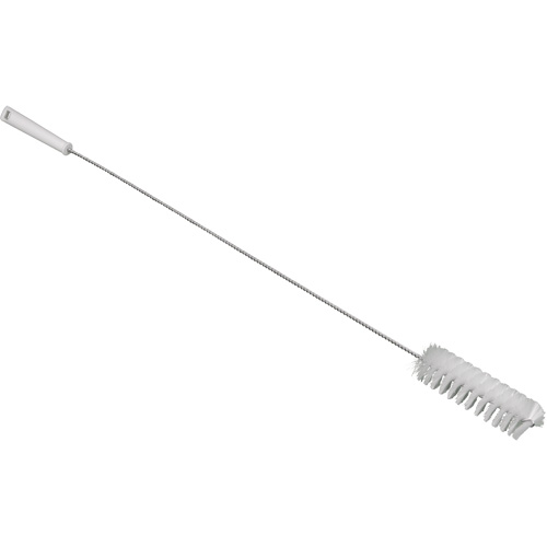 Brush with Flexible Handle, Medium Bristles, 36" Long, White Equipment World