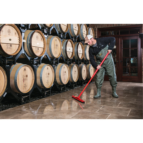 Raclette &agrave; t&ecirc;te fixe pour l'hygi&egrave;ne alimentaire, 20", Vert Equipment World