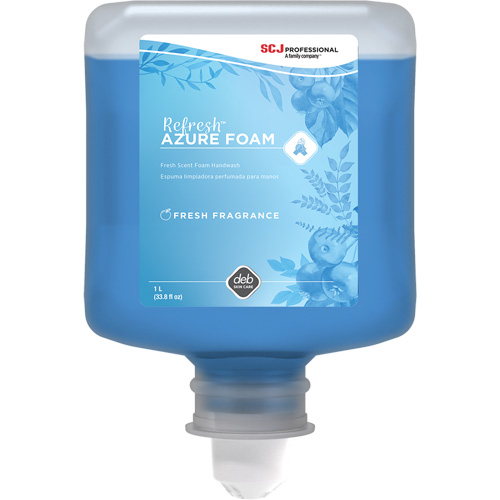 Refresh Azure Hand Soap, Foam, 1 L, Scented Equipment World