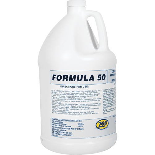 Formula 50 Heavy-Duty Alkaline Cleaner, 4 L, Jug Equipment World