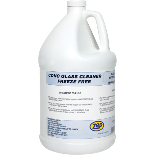 Concentrated Freeze-Free Glass Cleaner, 4 L, Jug Equipment World