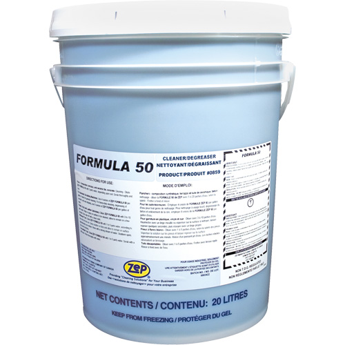 Formula 50 Heavy-Duty Alkaline Cleaner, 20 L, Pail Equipment World