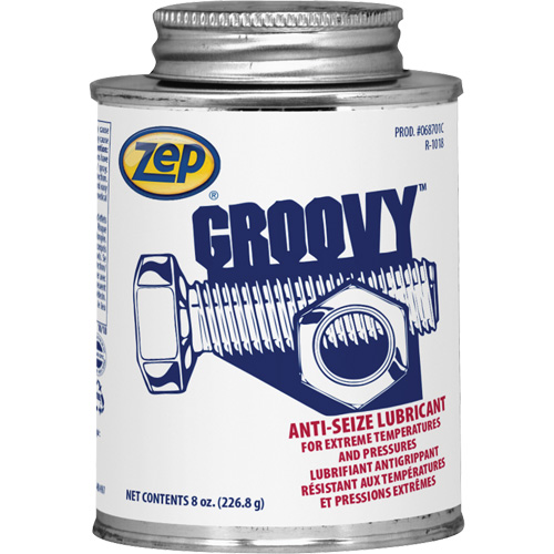 Lubrifiant antigrippage Groovy, 8 oz, Canette &agrave; dessus brosse, 2100°F (1100°C) Temp max. Equipment World