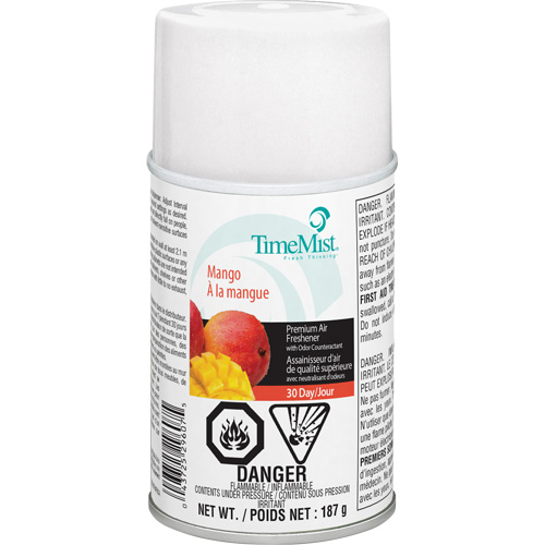 TimeMist&reg; Industrial Strength Air Freshener, Mango, Aerosol Can/Cartridge Equipment World