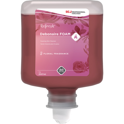 Savon &agrave; mains Refresh Debonaire, Mousse, 1 L, Parfum&eacute; Equipment World