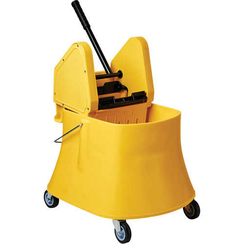 Champ Bucket & Wringer Combo, Down Press, 7.5 US Gal. (30 Quarts), Yellow Equipment World