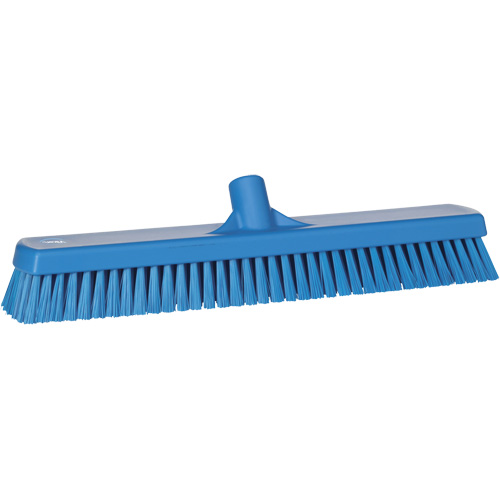 Deck & Wall Scrub Brush, Stiff Bristles, 19", Polyester, Blue Equipment World