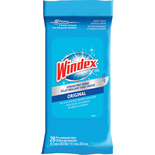 Windex&reg; Glass & Surface Wipes, Packets Equipment World