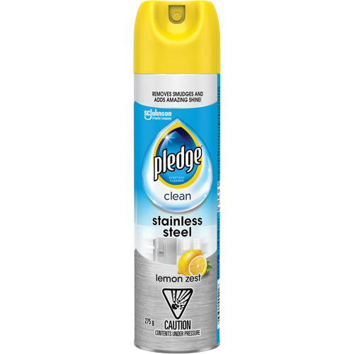 Pledge&reg; Stainless Steel Cleaner, 275 g, Aerosol Can Equipment World