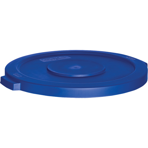 Waste Container Lid, Flat Lid, Plastic, Fits Container Size: 22" Dia. Equipment World