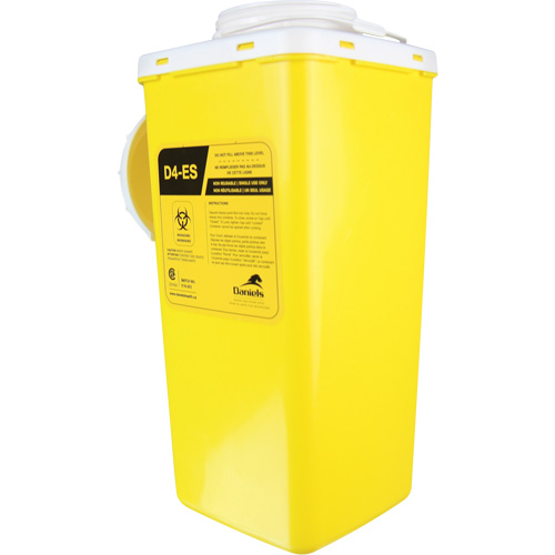 Biomedical Sharps Disposal Internal Container, 4 L Capacity Equipment World