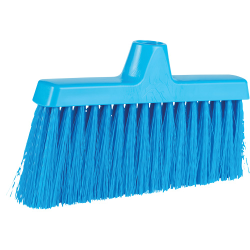 ColorCore Angle Head Broom, Medium Bristles, 10", Polypropylene, Blue Equipment World