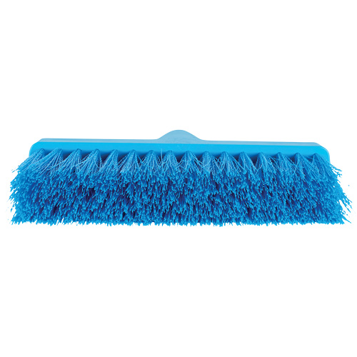 ColorCore Angle Head Broom, Medium Bristles, 10", Polypropylene, Blue Equipment World