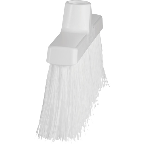 ColorCore Angle Head Broom, Medium Bristles, 10", Polypropylene, White Equipment World