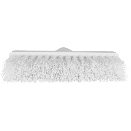 ColorCore Angle Head Broom, Medium Bristles, 10", Polypropylene, White Equipment World