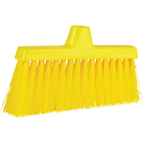 ColorCore Angle Head Broom, Medium Bristles, 10", Polypropylene, Yellow Equipment World