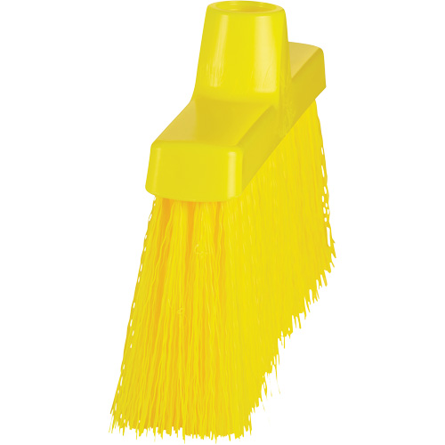 ColorCore Angle Head Broom, Medium Bristles, 10", Polypropylene, Yellow Equipment World