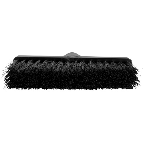 ColorCore Angle Head Broom, Medium Bristles, 10", Polypropylene, Black Equipment World