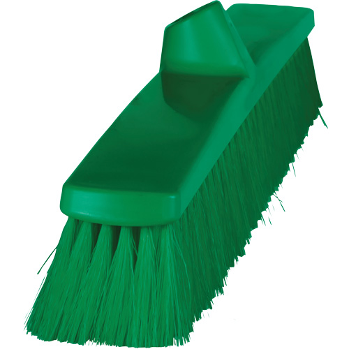 ColorCore Push Broom, Fine Bristles, 24", Polypropylene, Green Equipment World