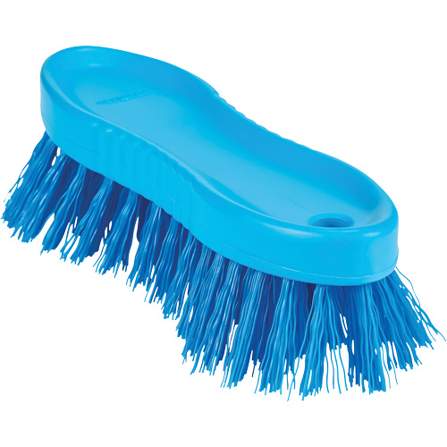 Brosse &agrave; main ColorCore, Soies Ferme, Longueur de 6", Bleu Equipment World
