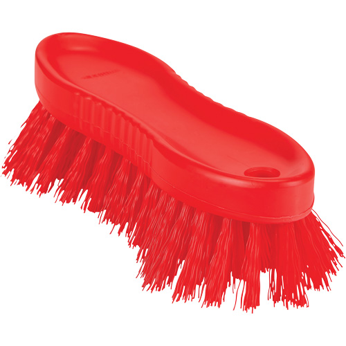 Brosse &agrave; main ColorCore, Soies Ferme, Longueur de 6", Rouge Equipment World
