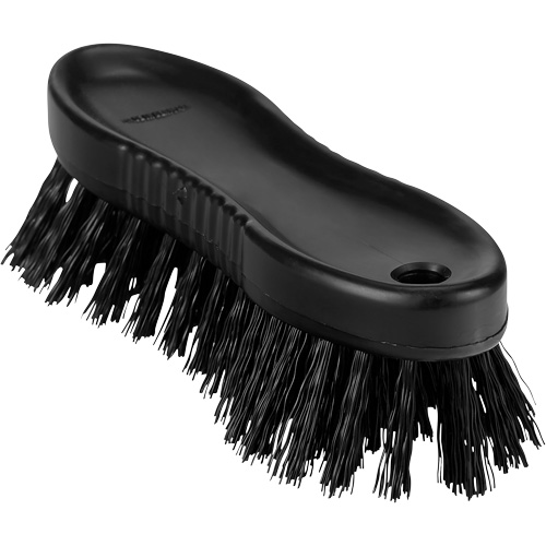 ColorCore Hand Brush, Stiff Bristles, 6" Long, Black Equipment World