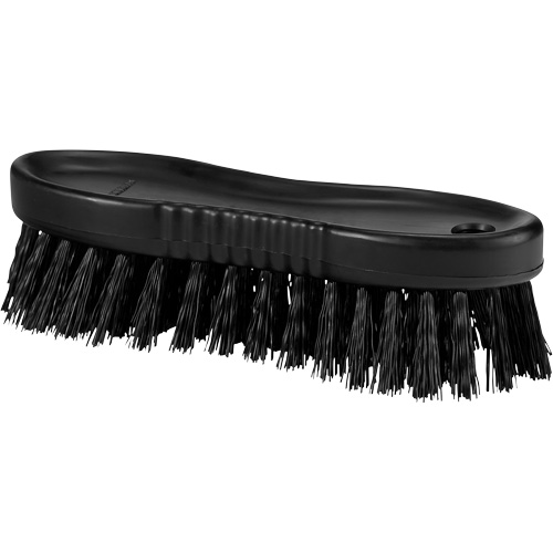 ColorCore Hand Brush, Stiff Bristles, 6" Long, Black Equipment World