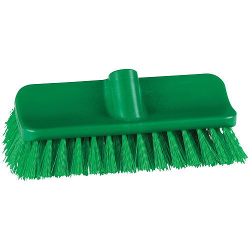 ColorCore High-Low Brush, Stiff Bristles, 10" Long, Green Equipment World
