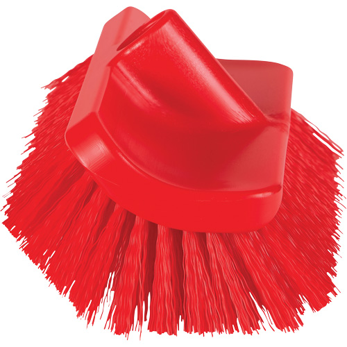 ColorCore High-Low Brush, Stiff Bristles, 10" Long, Red Equipment World