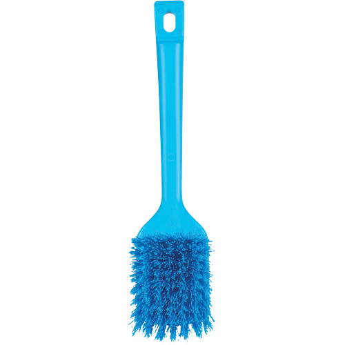 ColorCore Short Handle Brush, Stiff Bristles, 12" Long, Blue Equipment World