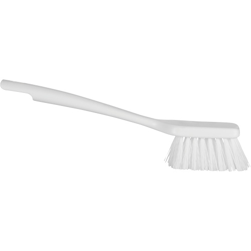 ColorCore Short Handle Brush, Stiff Bristles, 12" Long, White Equipment World