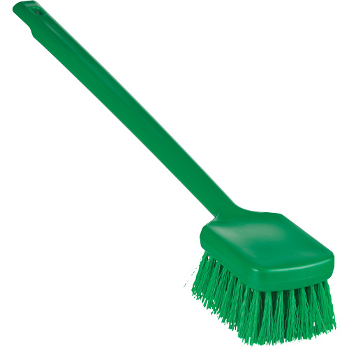 Brosse &agrave; manche long ColorCore, Soies Ferme, Longueur de 20", Vert Equipment World