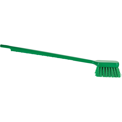 Brosse &agrave; manche long ColorCore, Soies Ferme, Longueur de 20", Vert Equipment World