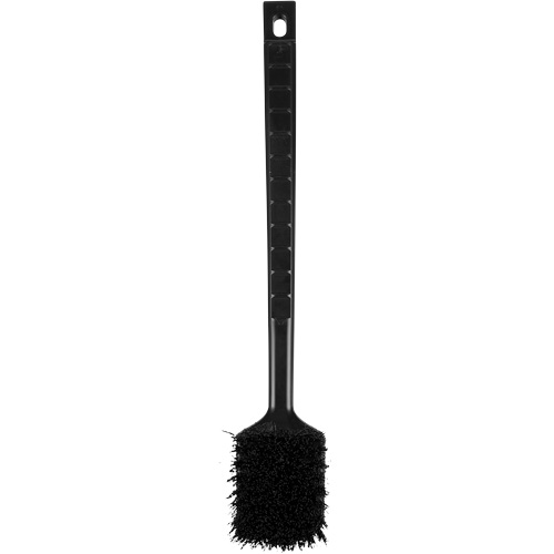 ColorCore Long Handle Brush, Stiff Bristles, 20" Long, Black Equipment World