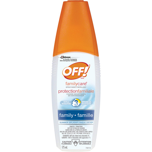 Insectifuge Off! Protection familiale &agrave; parfum de Vague d&eacute;t&eacute;, DEET &agrave; 7 %, Vaporisateur, 175 ml Equipment World