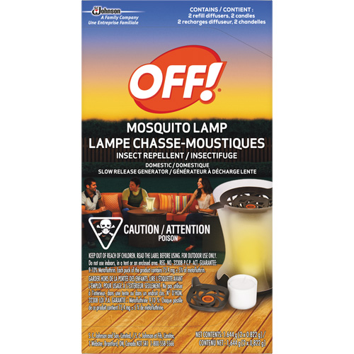 OFF! PowerPad&reg; Mosquito Repellent Lamp Refills, DEET Free, Refill, 1.644 g Equipment World