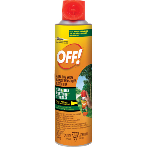OFF! Area Bug Spray, DEET Free, Aerosol, 350 g Equipment World
