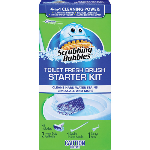 Scrubbing Bubbles&reg; Fresh Brush&reg; Toilet Brush Starter Kit, Refill Equipment World