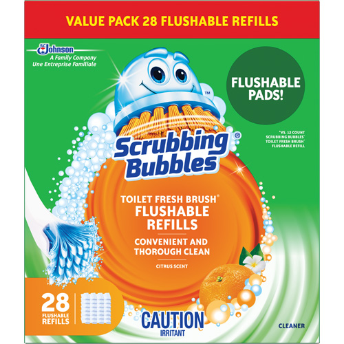 Scrubbing Bubbles&reg; Fresh Brush&reg; Toilet Brush Refills, Refill Equipment World