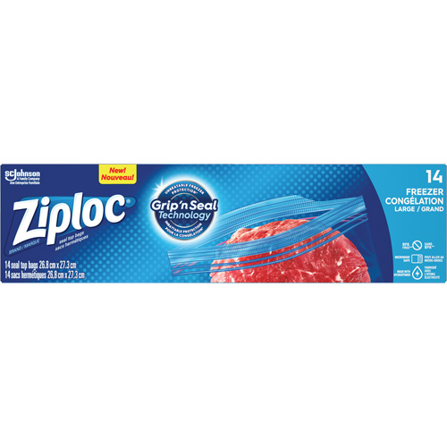 Sacs de cong&eacute;lation Ziploc Equipment World