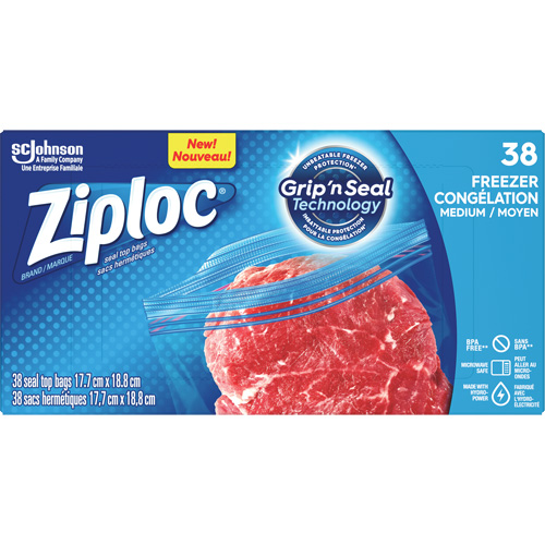 Sacs de cong&eacute;lation Ziploc Equipment World